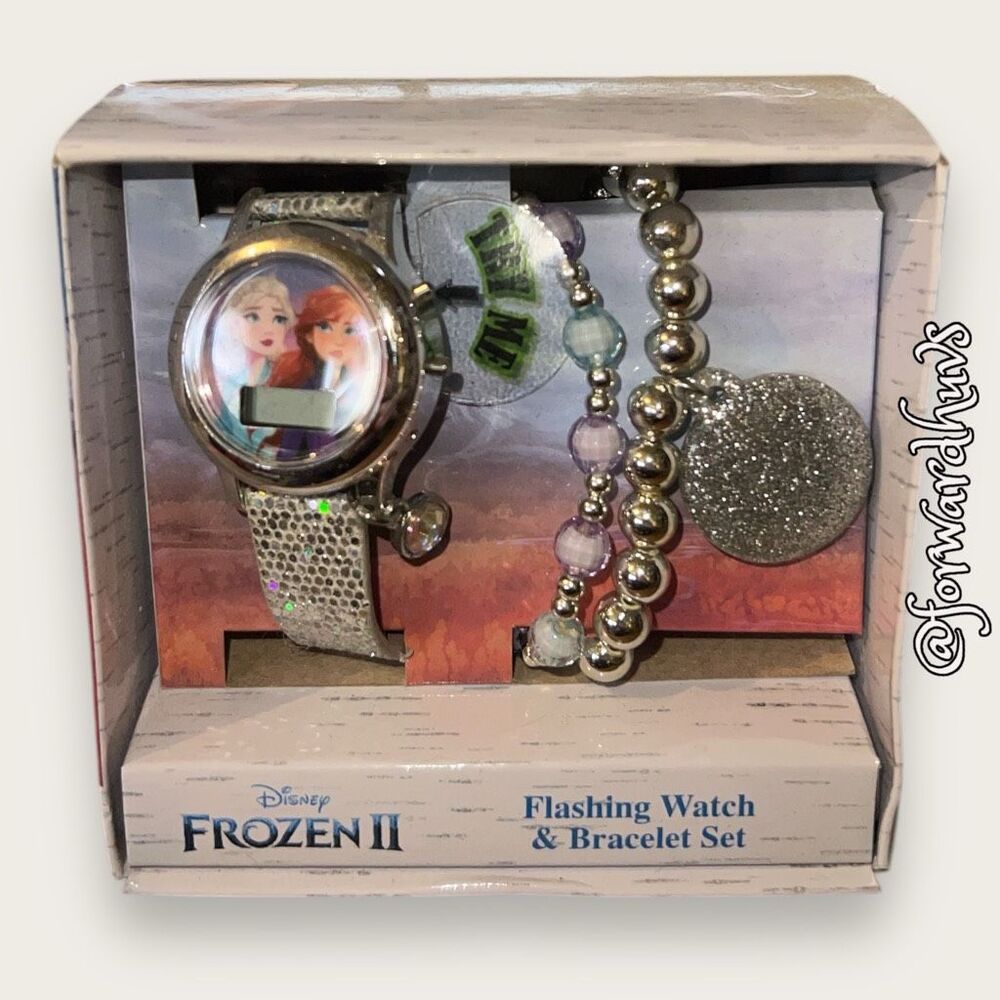 CRAFT or REPAIR | Frozen 2 Watch & Bracelet Set In Box - Watch Likely Needs Batt